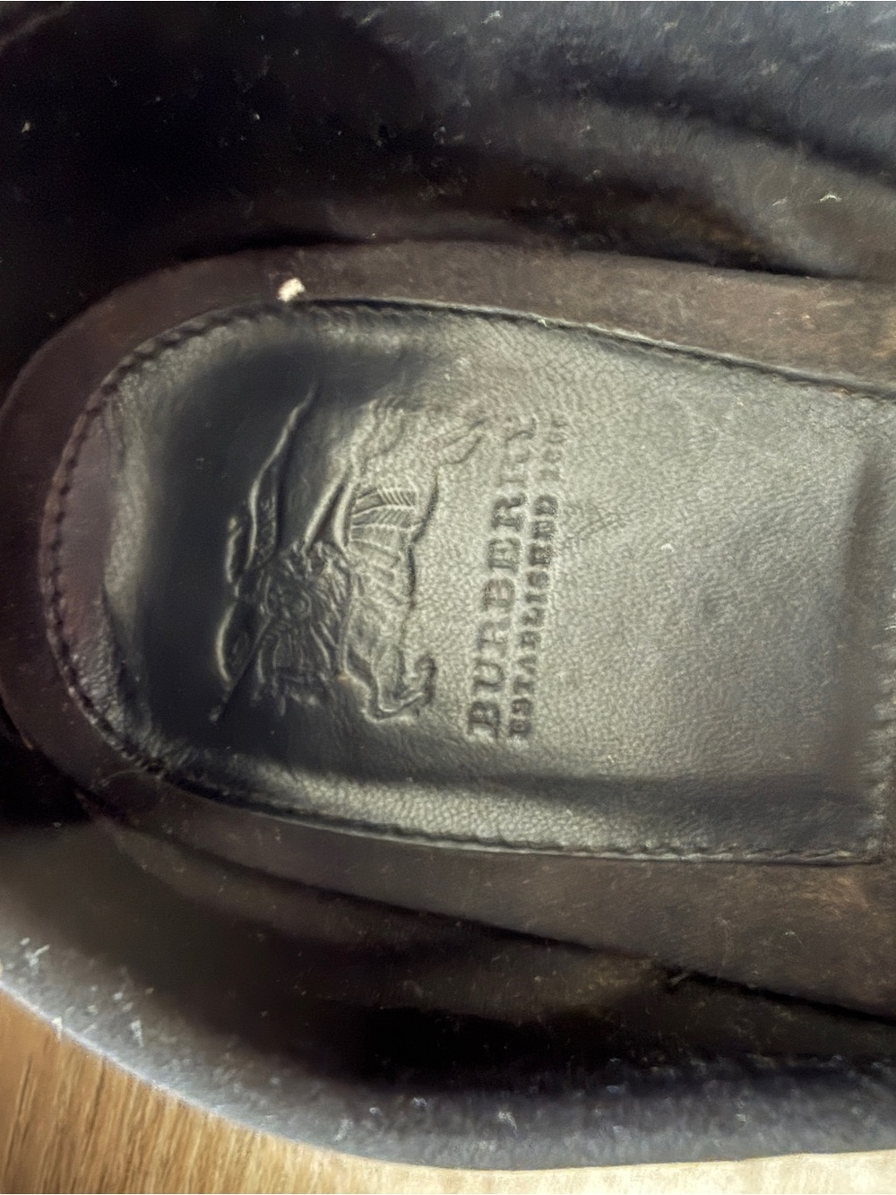 Burberry Nova Check Wool Ballet Slipper Flats, Size 38 - Picture 4 of 6